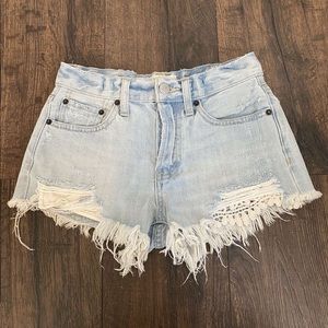 Free people jean shorts.